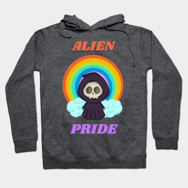 Alien Pride Hoodie by JiggyChimp